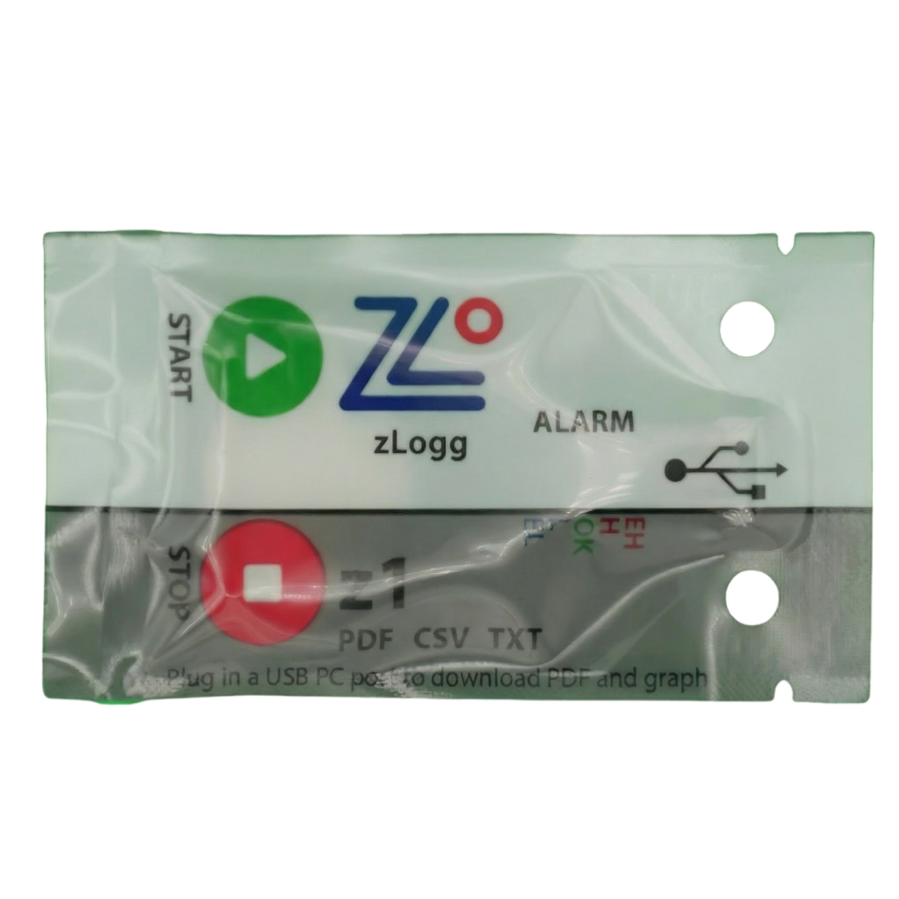 z1 single-use USB temperature logger